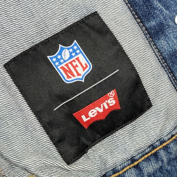 Levi’s Raiders Oakland Vegas Denim Jacket XL - Picture 6 of 16